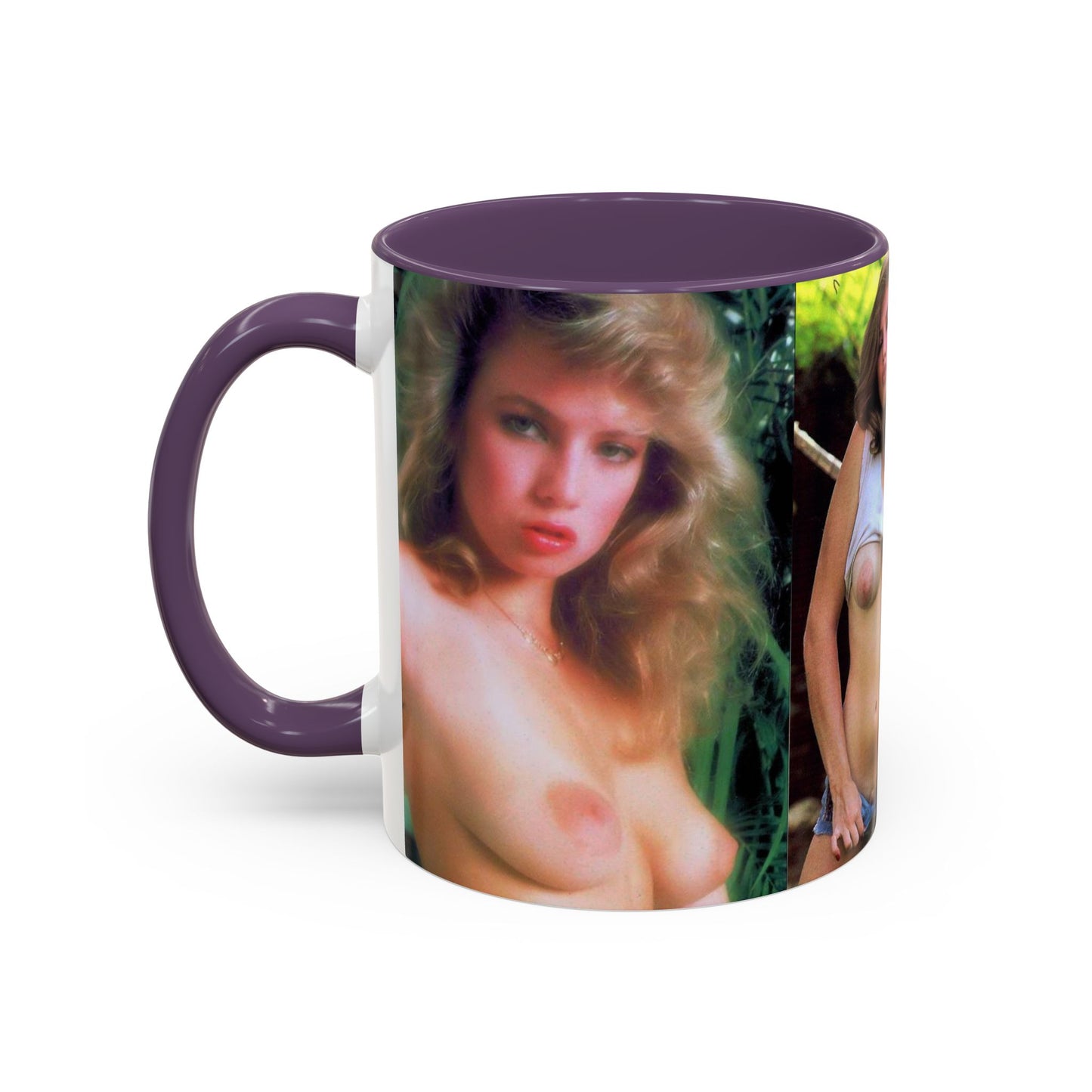 Accent Coffee Mug (11, 15oz) Traci Lords Nude Naked Retro