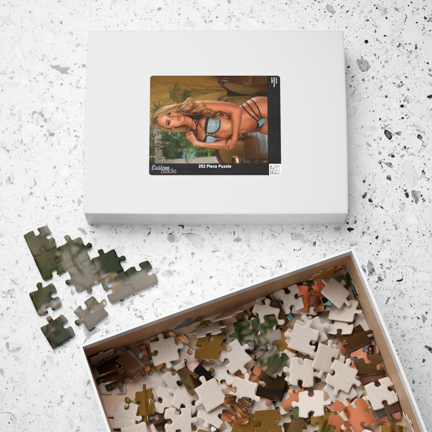 Puzzle (110, 252, 520, 1014-piece) Kelly Brook Lingerie
