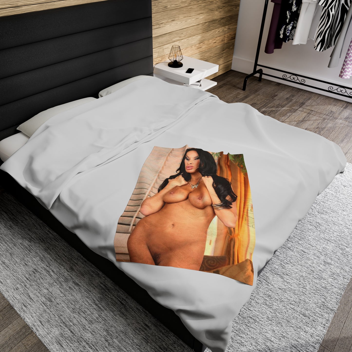 Velveteen Plush Blanket Porn Star Anissa Kate Nude