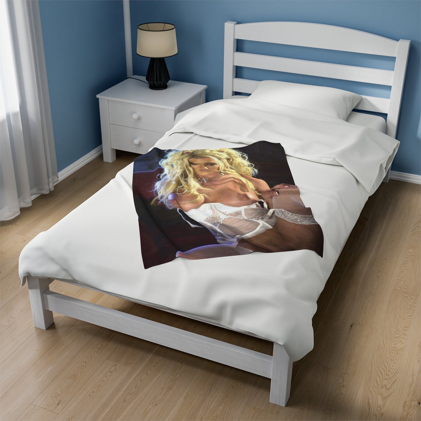 Velveteen Plush Blanket Pornstar Jenna Jameson Nude