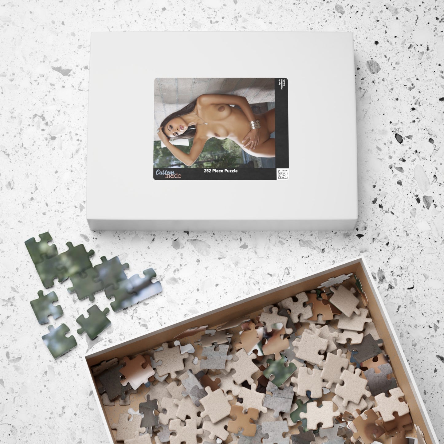 Puzzle (110, 252, 500, 1014-piece) Pet 2018 Gianna Dior Nude 4