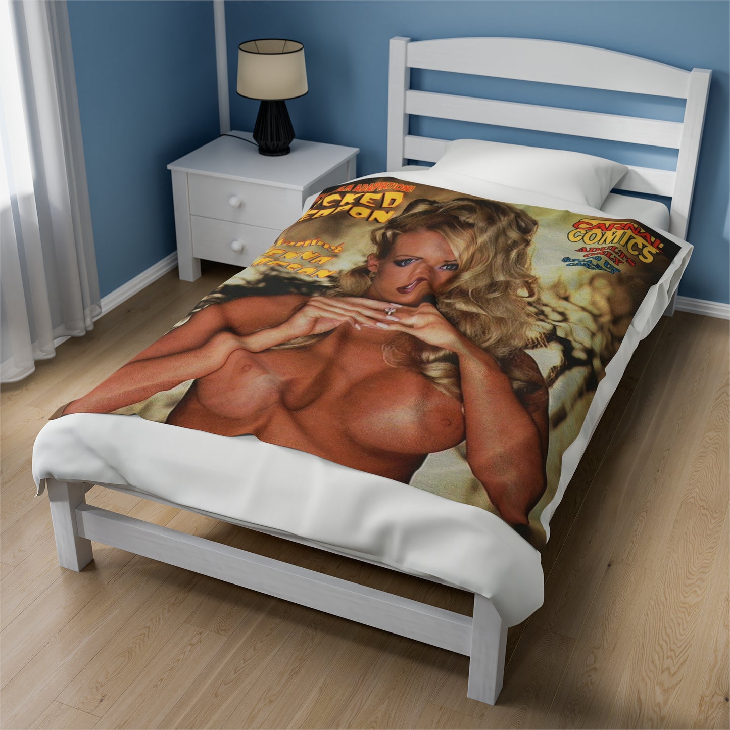 Velveteen Plush Blanket Pornstar Jenna Jameson Nude