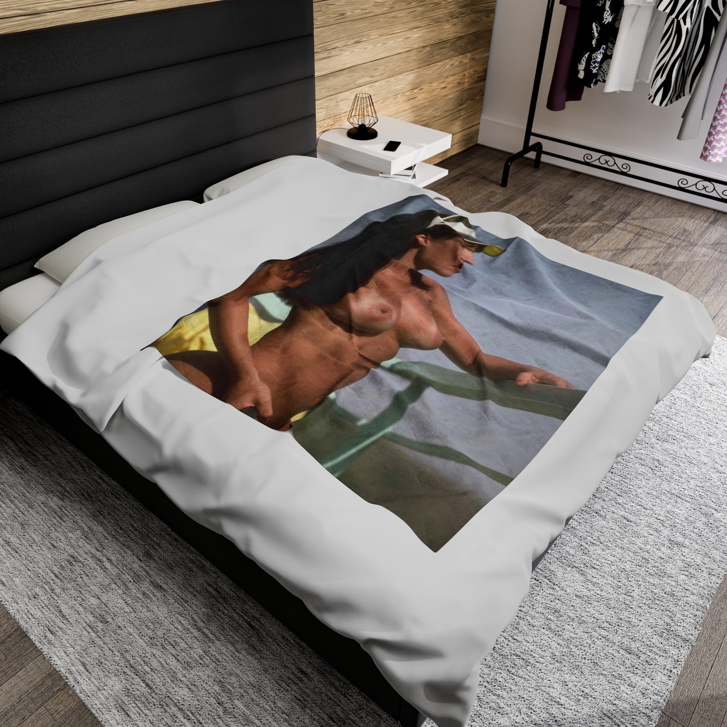 Velveteen Plush Blanket Porn Star Hyapatia Lee Nude