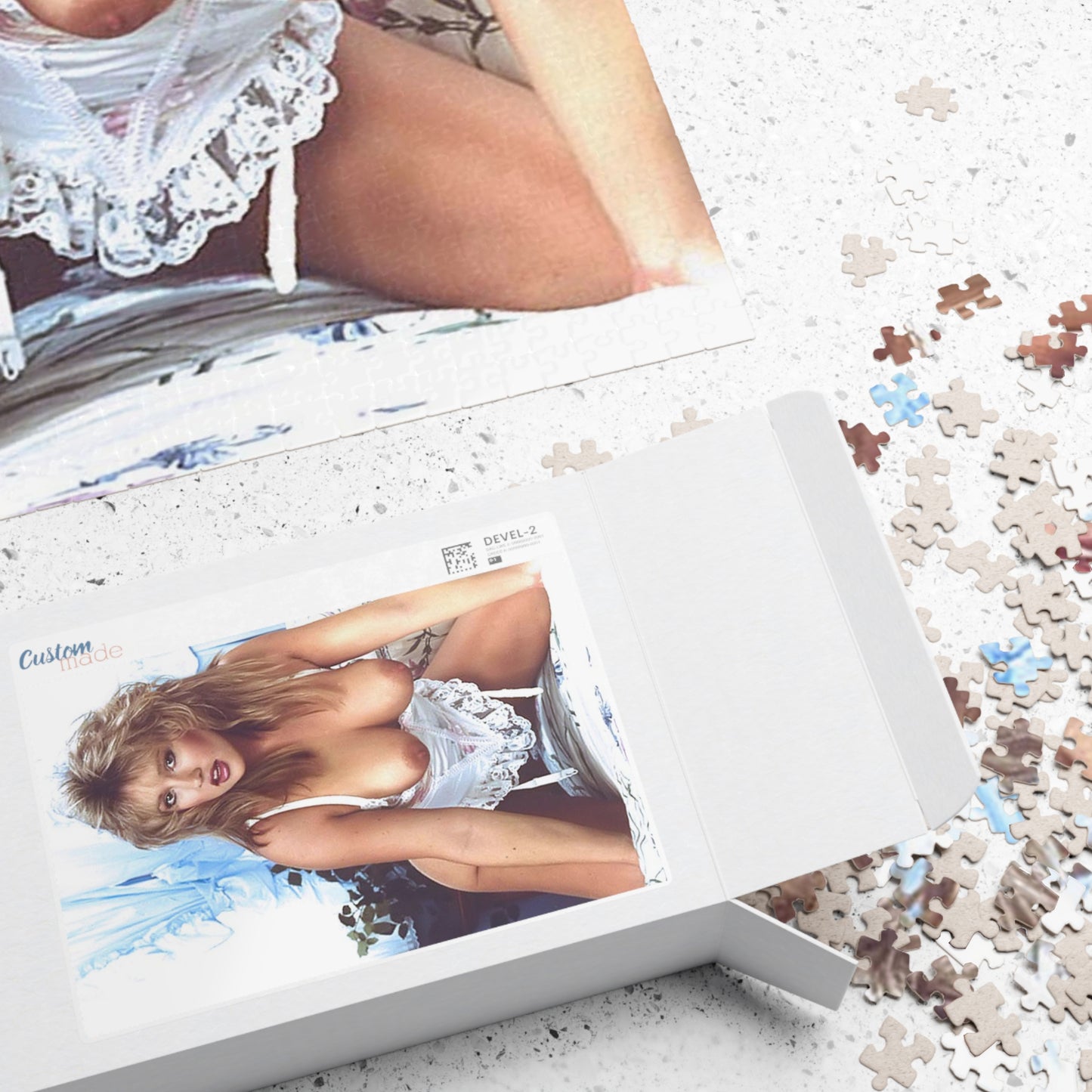 Puzzle (110, 252, 500, 1014-piece) Retro Pornstar Taija Rae Nude