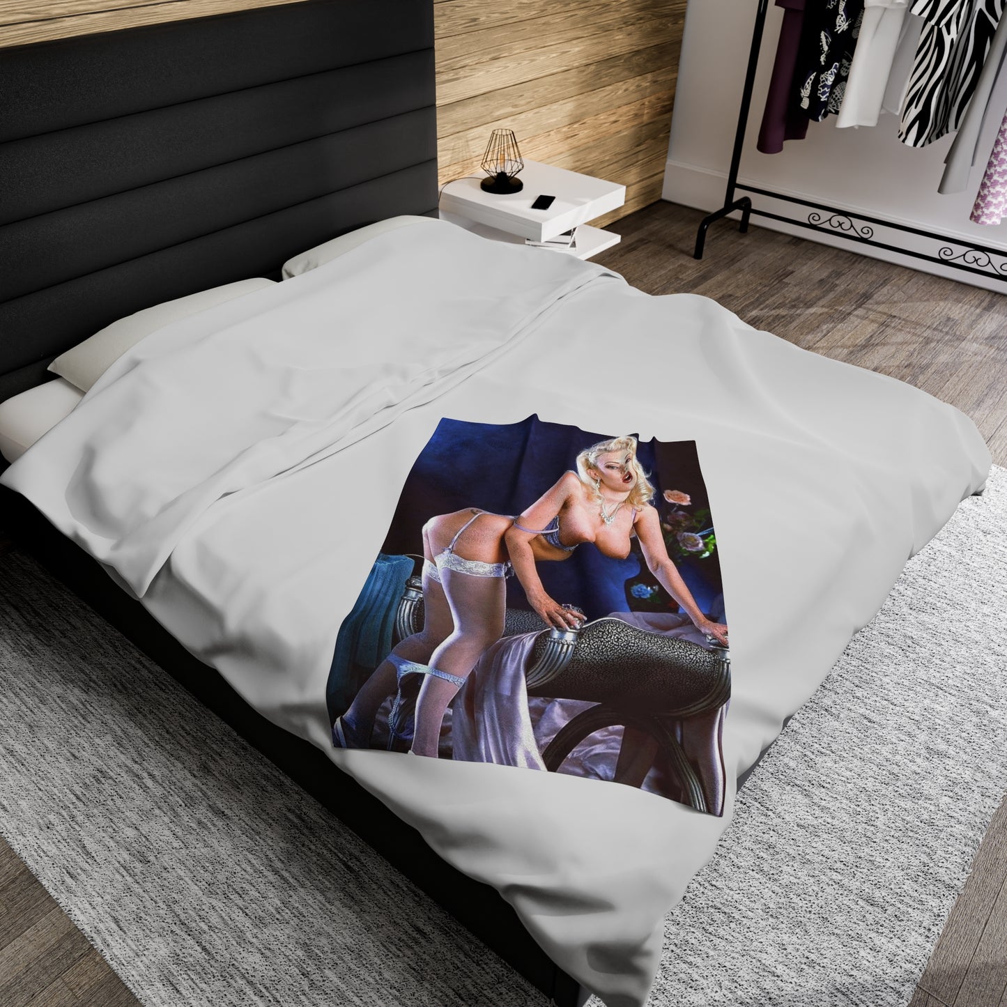 Velveteen Plush Blanket Pornstar Jenna Jameson Nude