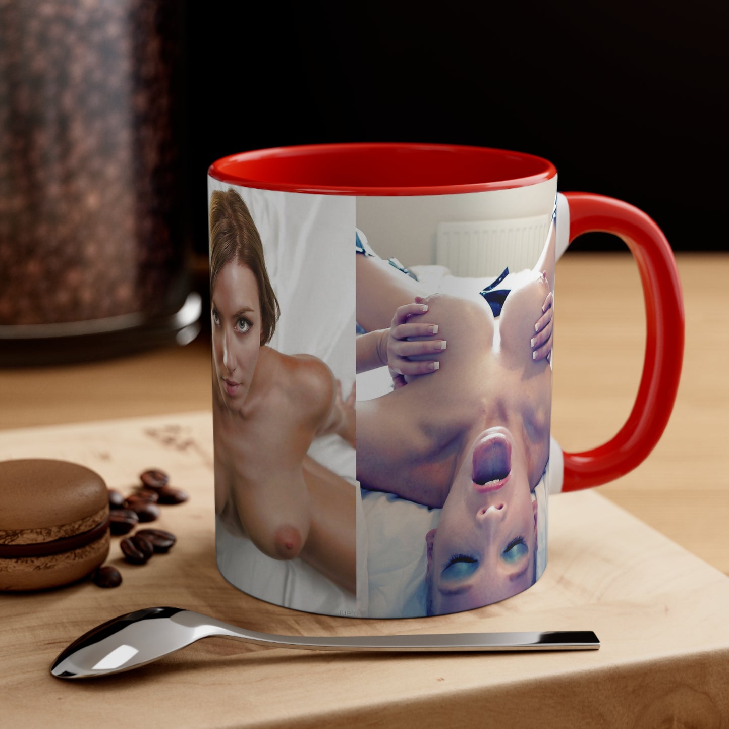 Accent Coffee Mug, 11oz Target Practice Nude