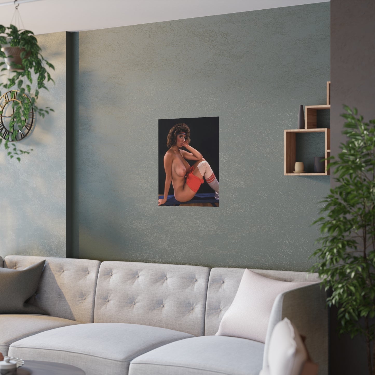Satin Posters (210gsm) Retro Porn Star Christy Canyon Nude