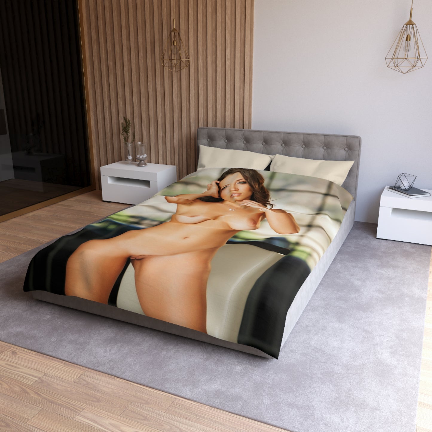 Microfiber Duvet Cover Penthouse Pet December 2012 Lily Love