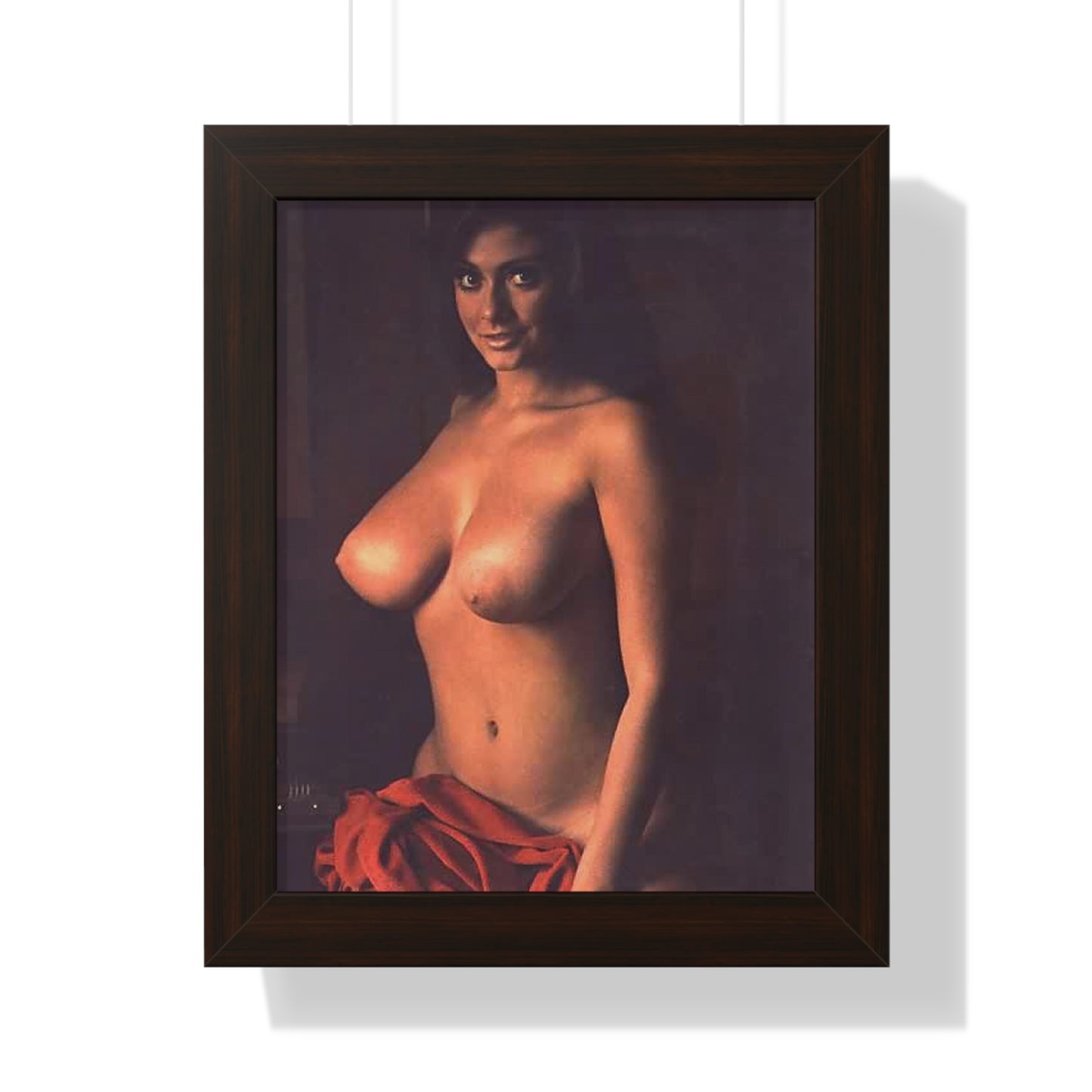 Framed Vertical Poster Playboy Playmate Cynthia Myers Nude