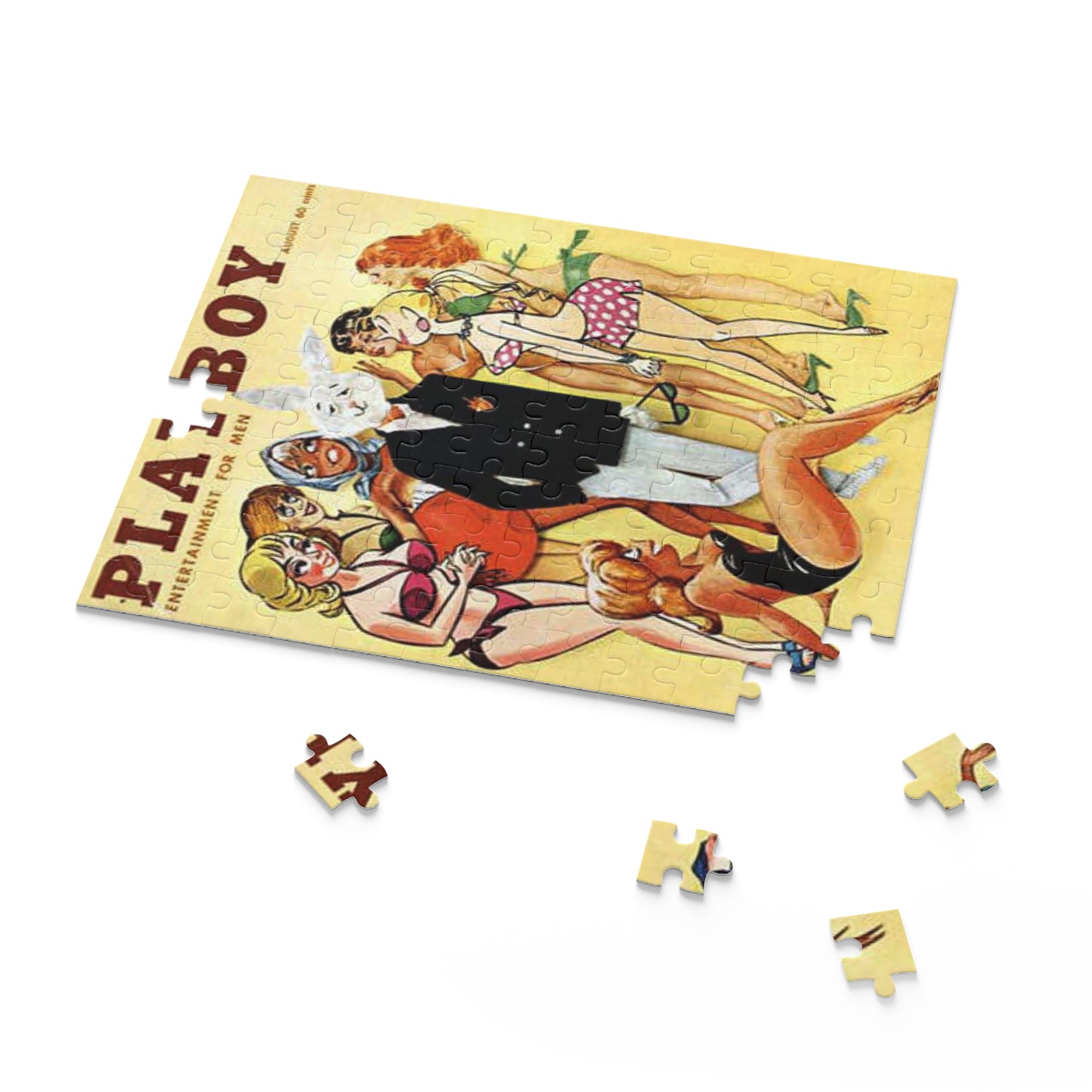 Puzzle (120, 252, 500-Piece) Playboy Cover August 1961