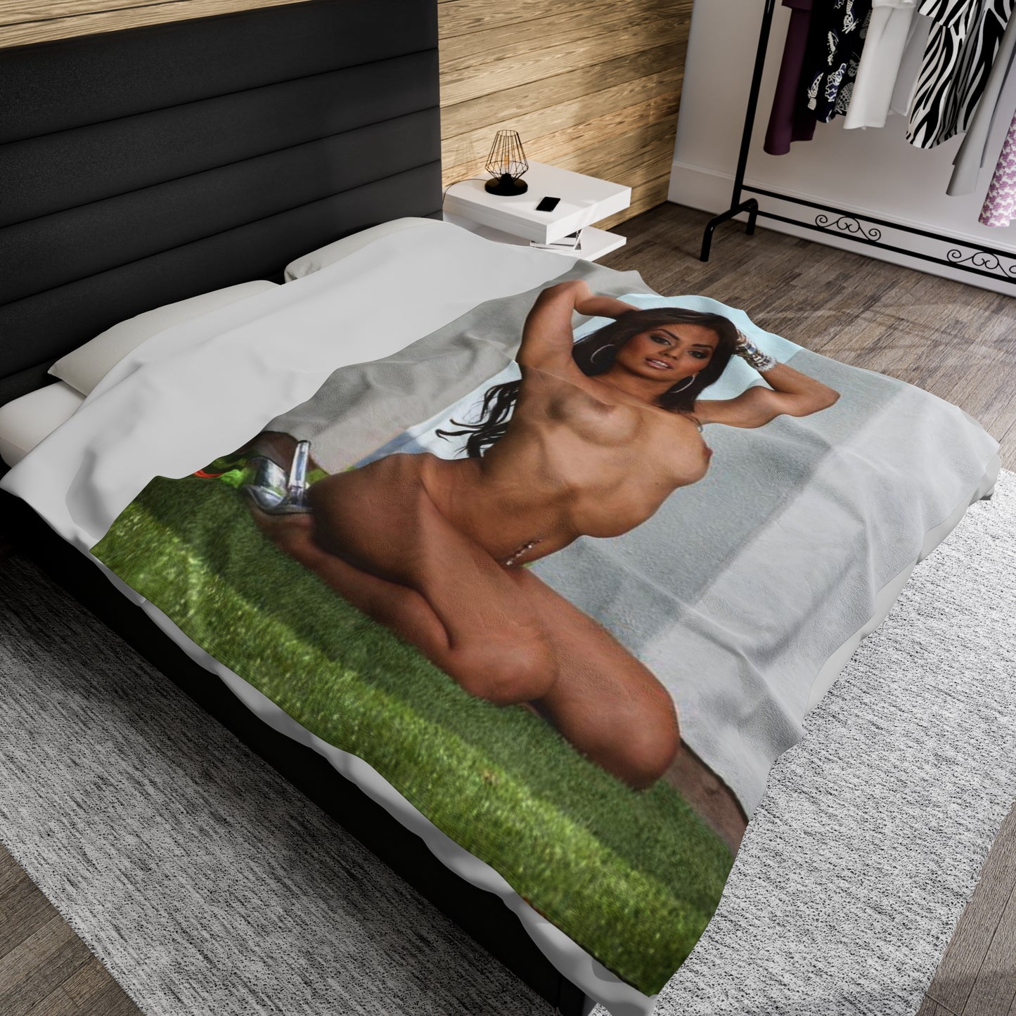 Velveteen Plush Blanket Porn Star Jynx Maze Nude