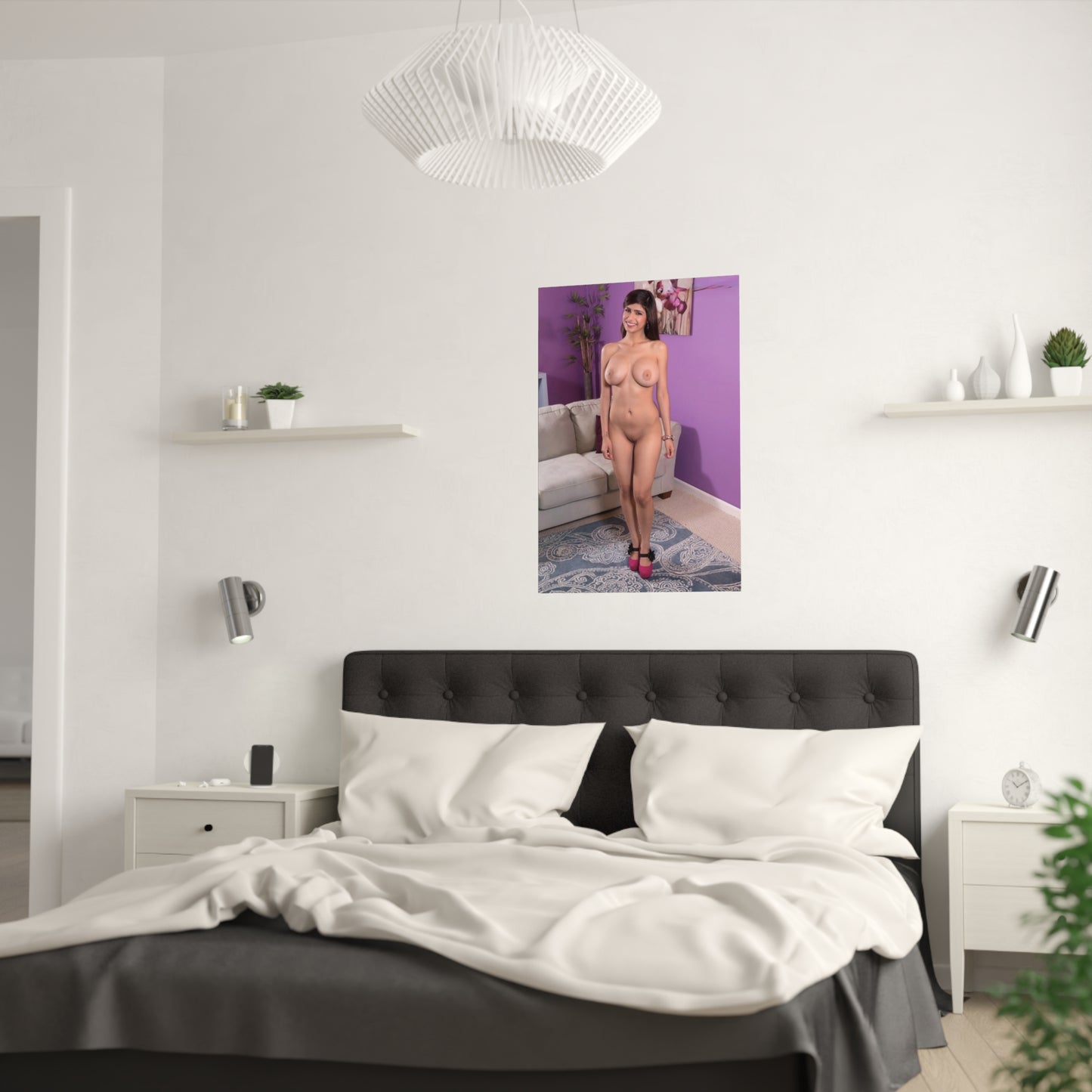 Satin Posters (210gsm) Mia Khalifa Nude