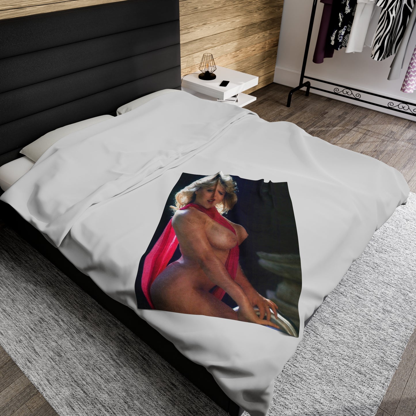 Velveteen Plush Blanket Samantha Fox Nude