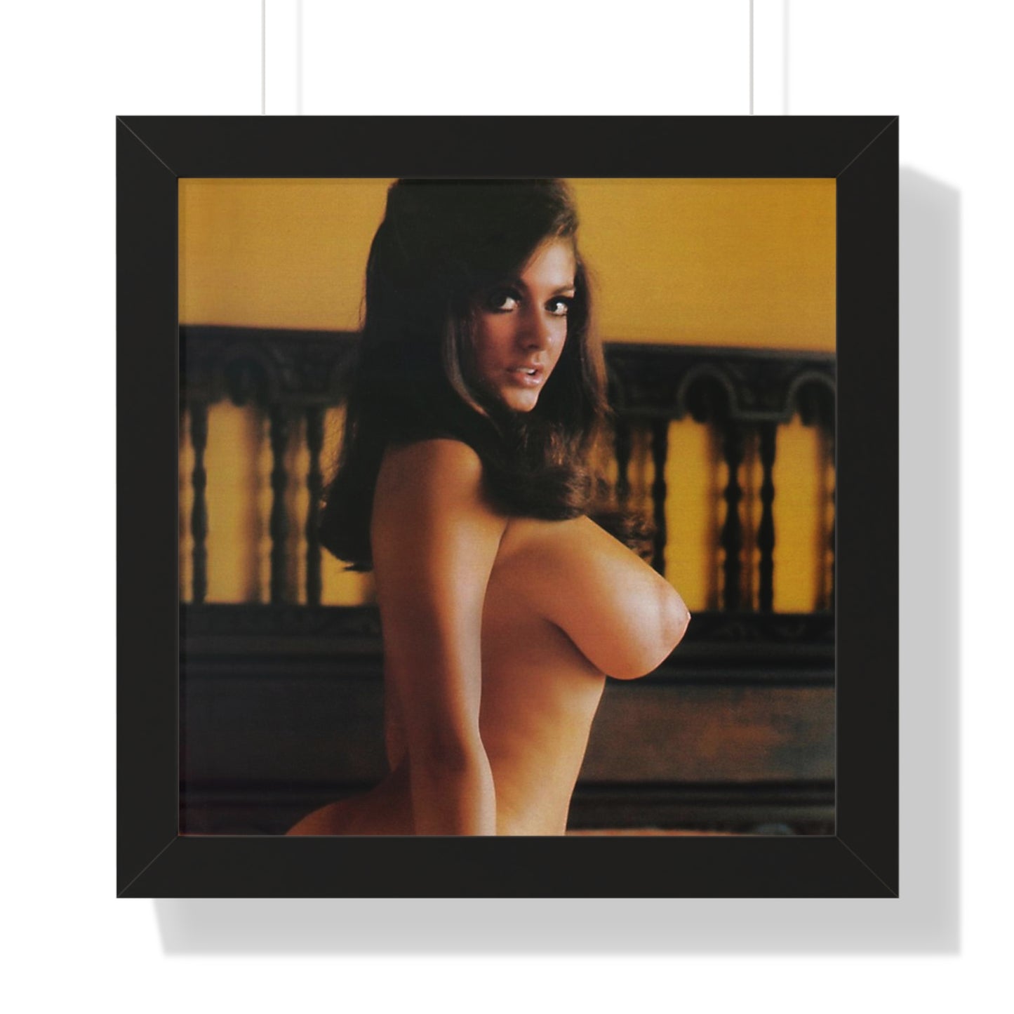 Framed Vertical Poster Playboy Playmate Cynthia Myers Nude