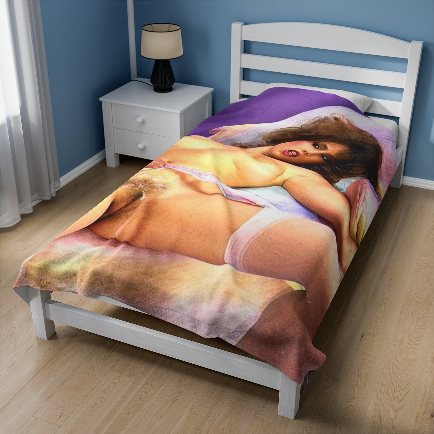 Velveteen Plush Blanket Traci Lords Nude