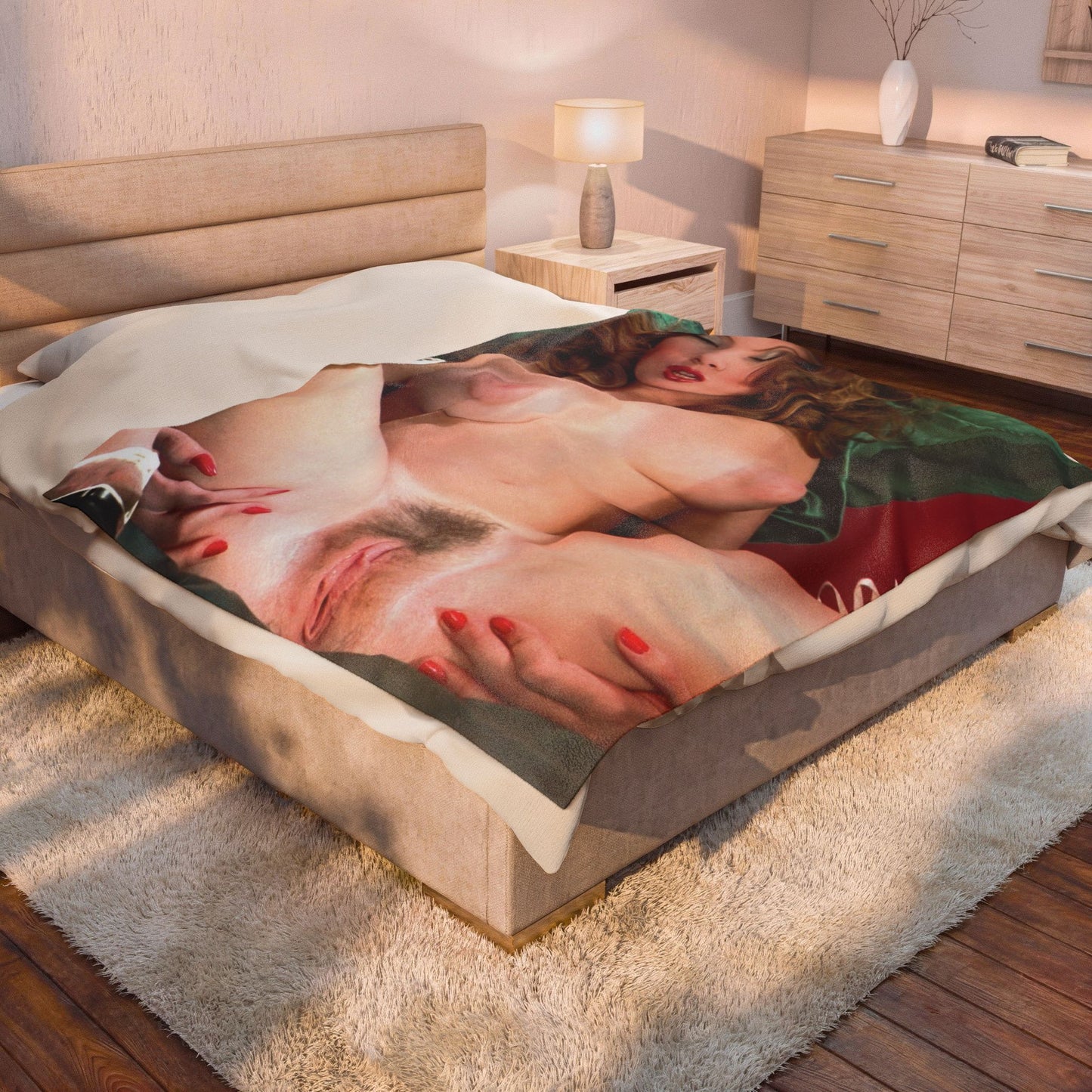 Velveteen Plush Blanket Traci Lords Nude