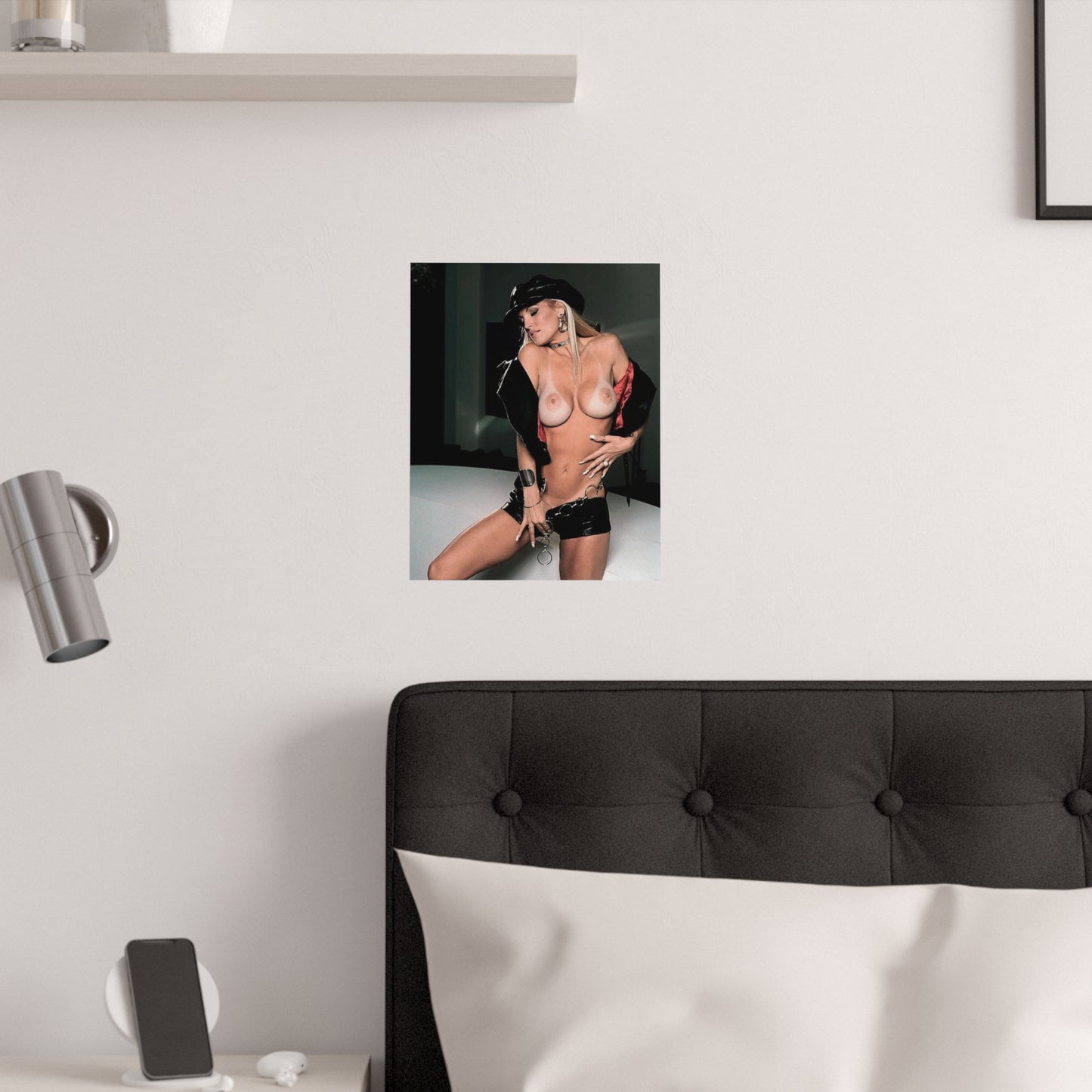 Satin Posters (210gsm) Retro Adult Star Janine Lindenmulder Nude
