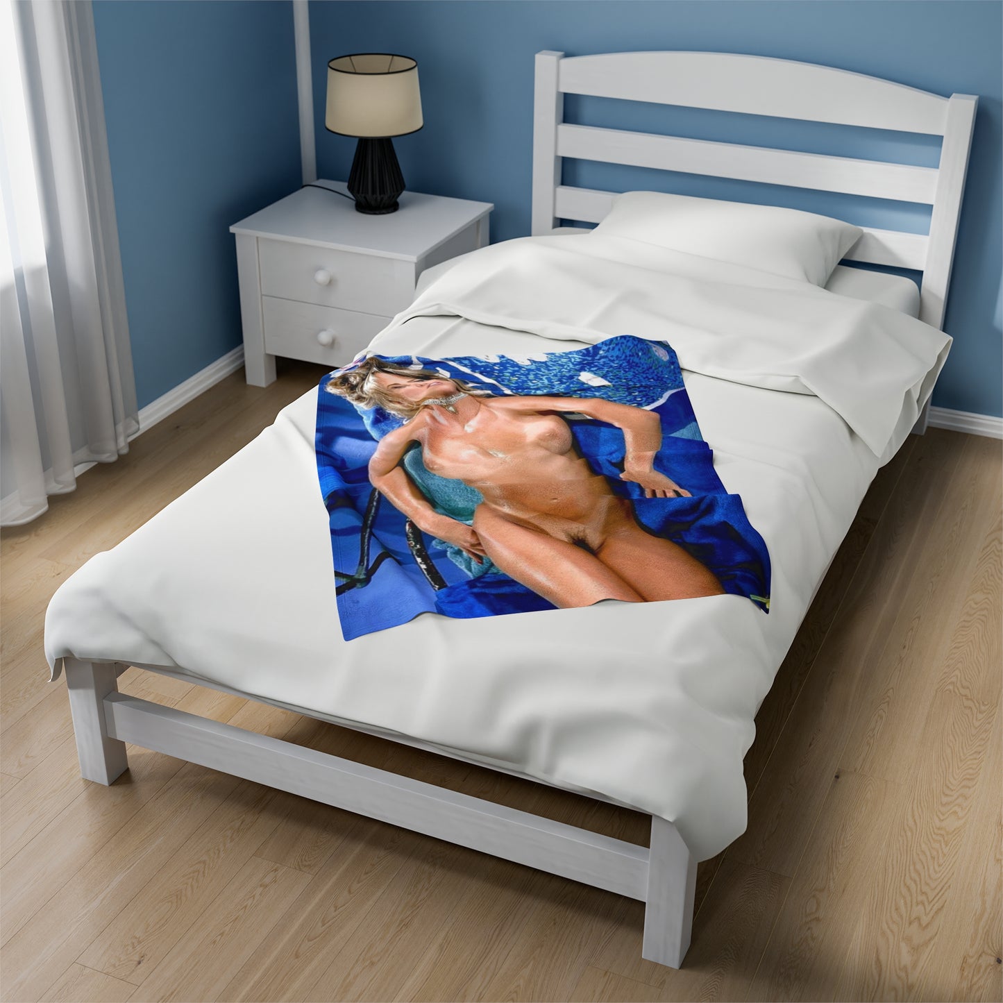 Velveteen Plush Blanket Pornstar Racquel Darrian Nude