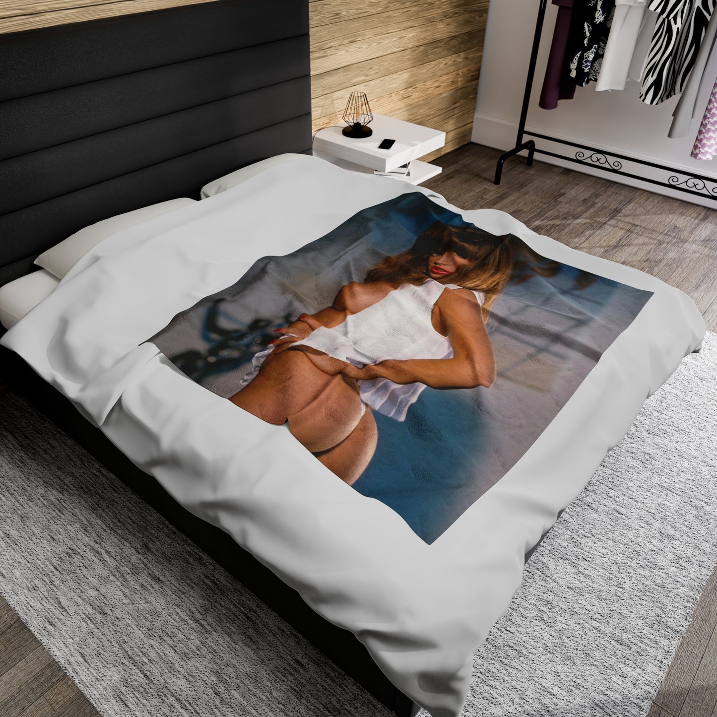 Velveteen Plush Blanket Pornstar Racquel Darrian Nude