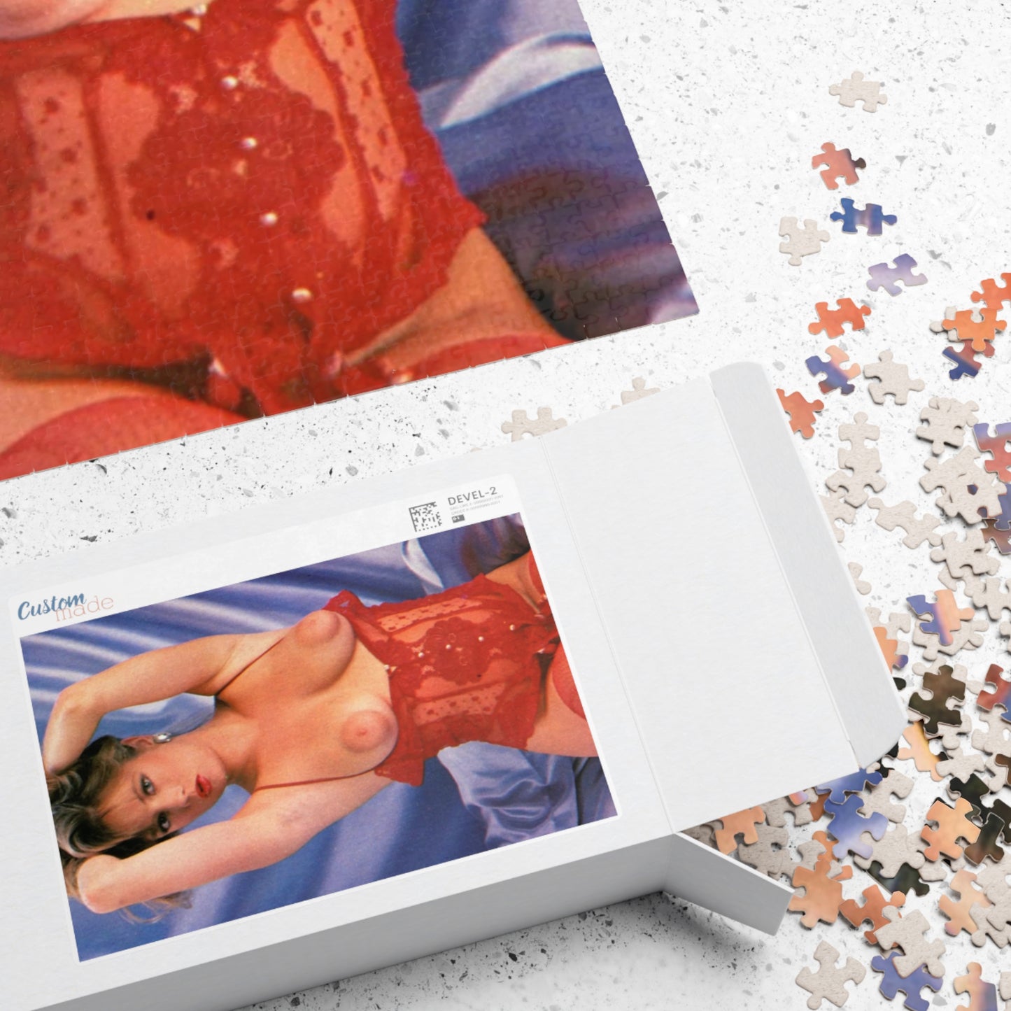 Puzzle (110, 252, 520, 1014-piece) Retro 80s Adult Star Nude