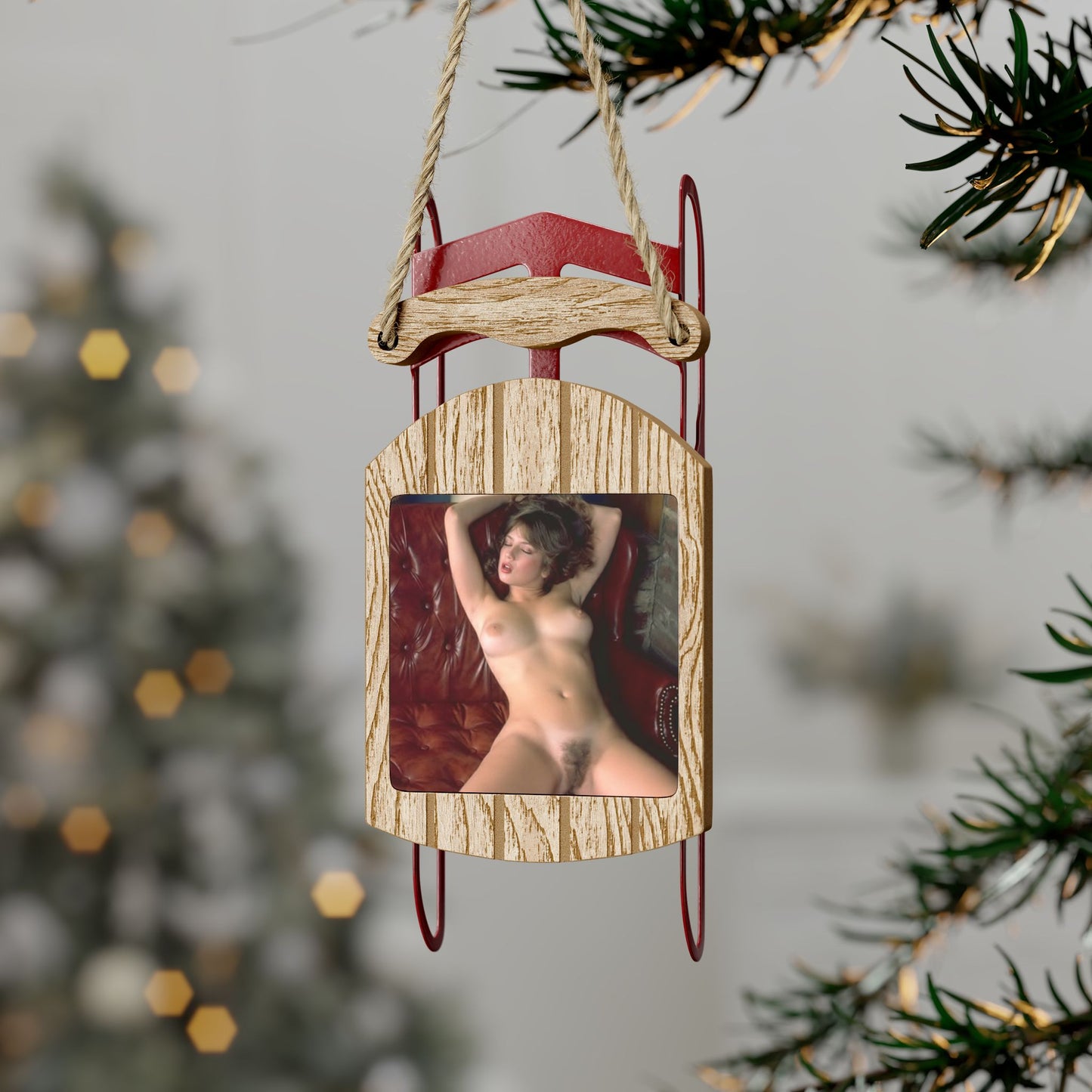 Sled Ornaments Traci Lords Nude