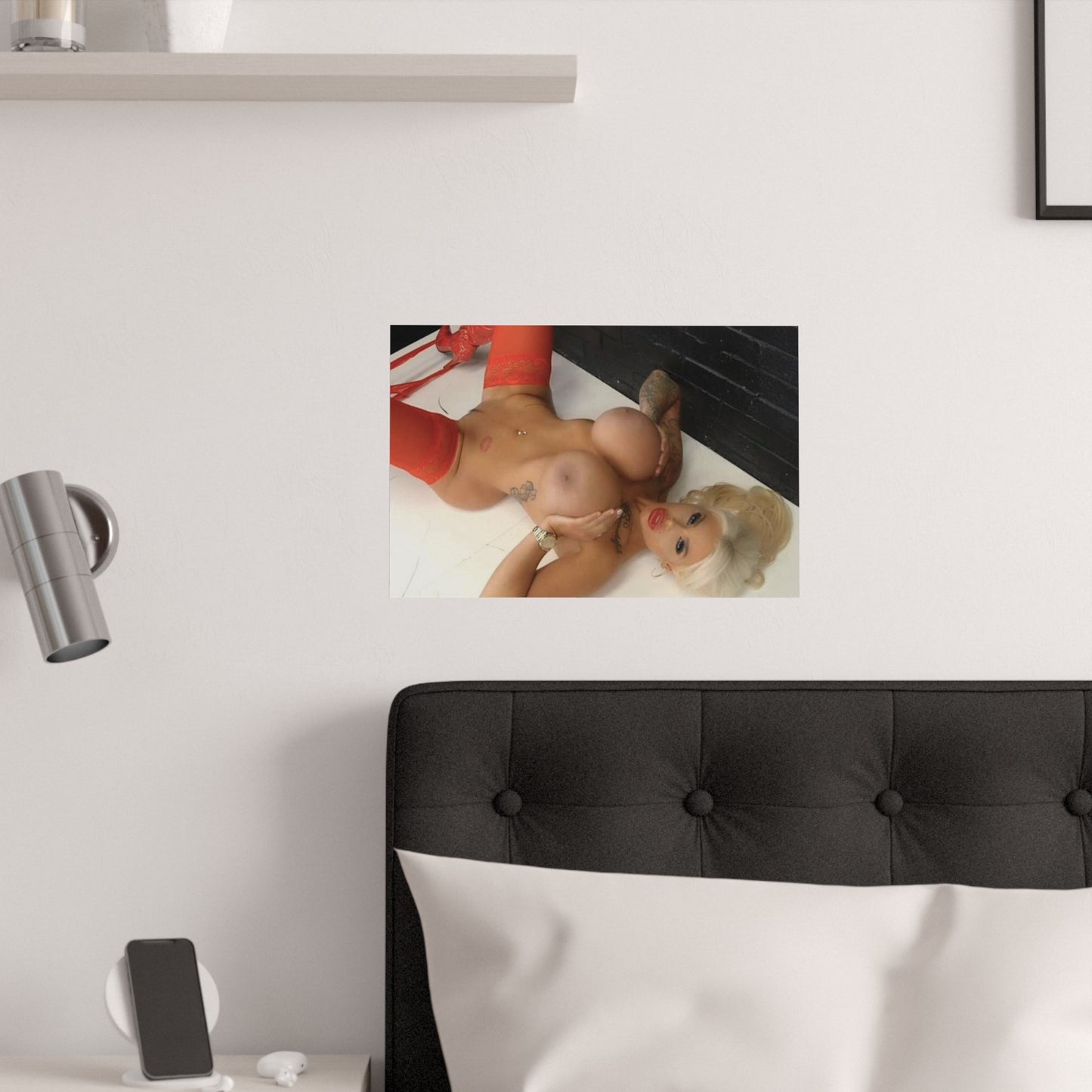 Satin Posters (210gsm) Busty Candy Charms Nude