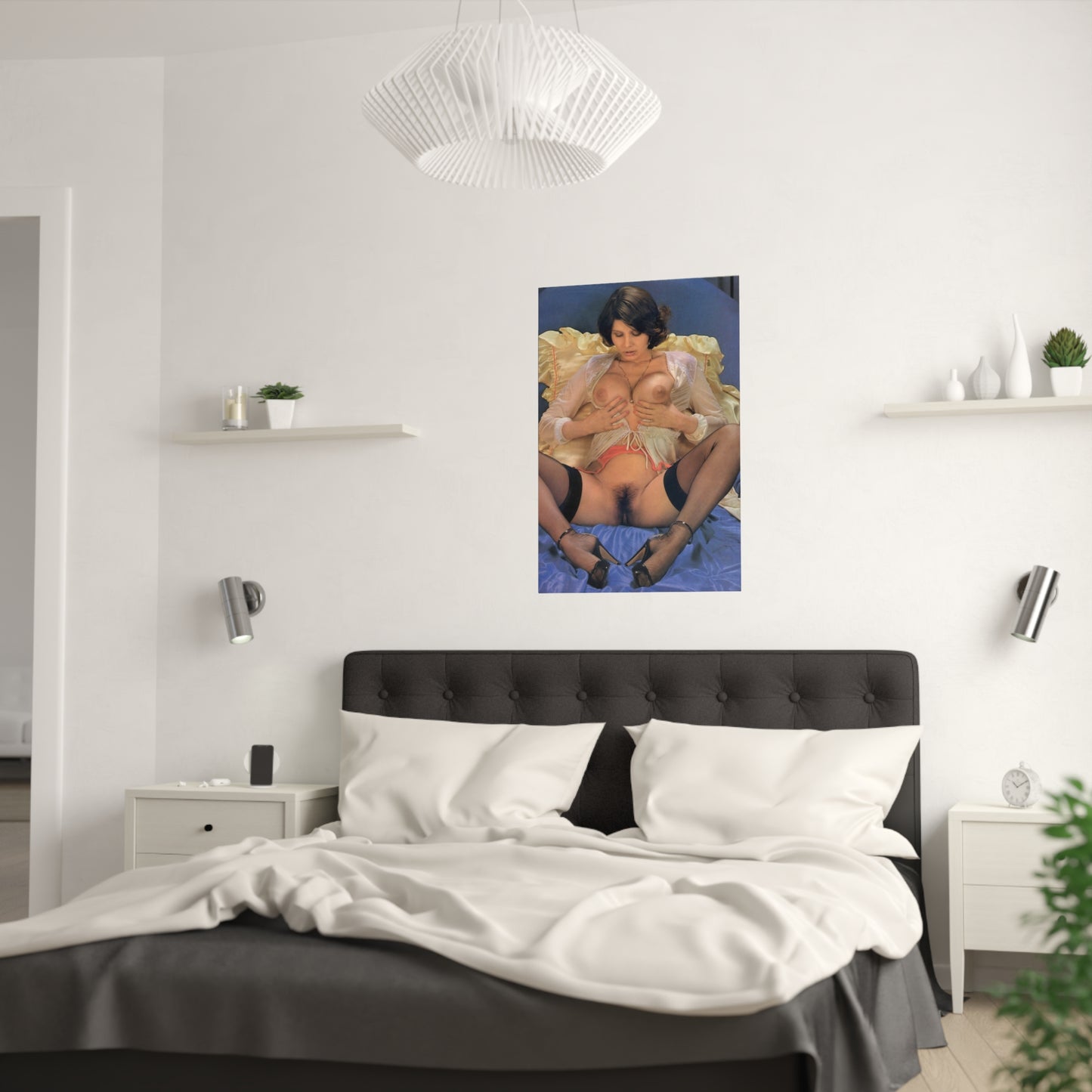 Satin Posters (210gsm) Retro Porn Star Desiree Cousteau