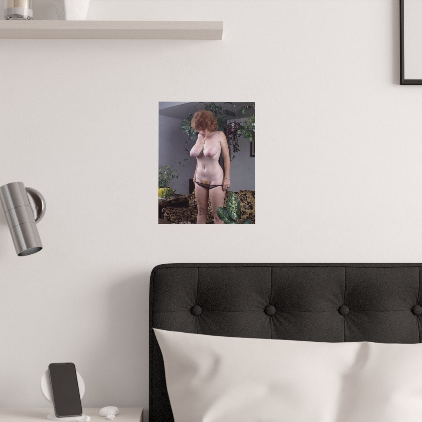 Satin Posters (210gsm) Retro Pornstar Lisa De Leeuw Nude