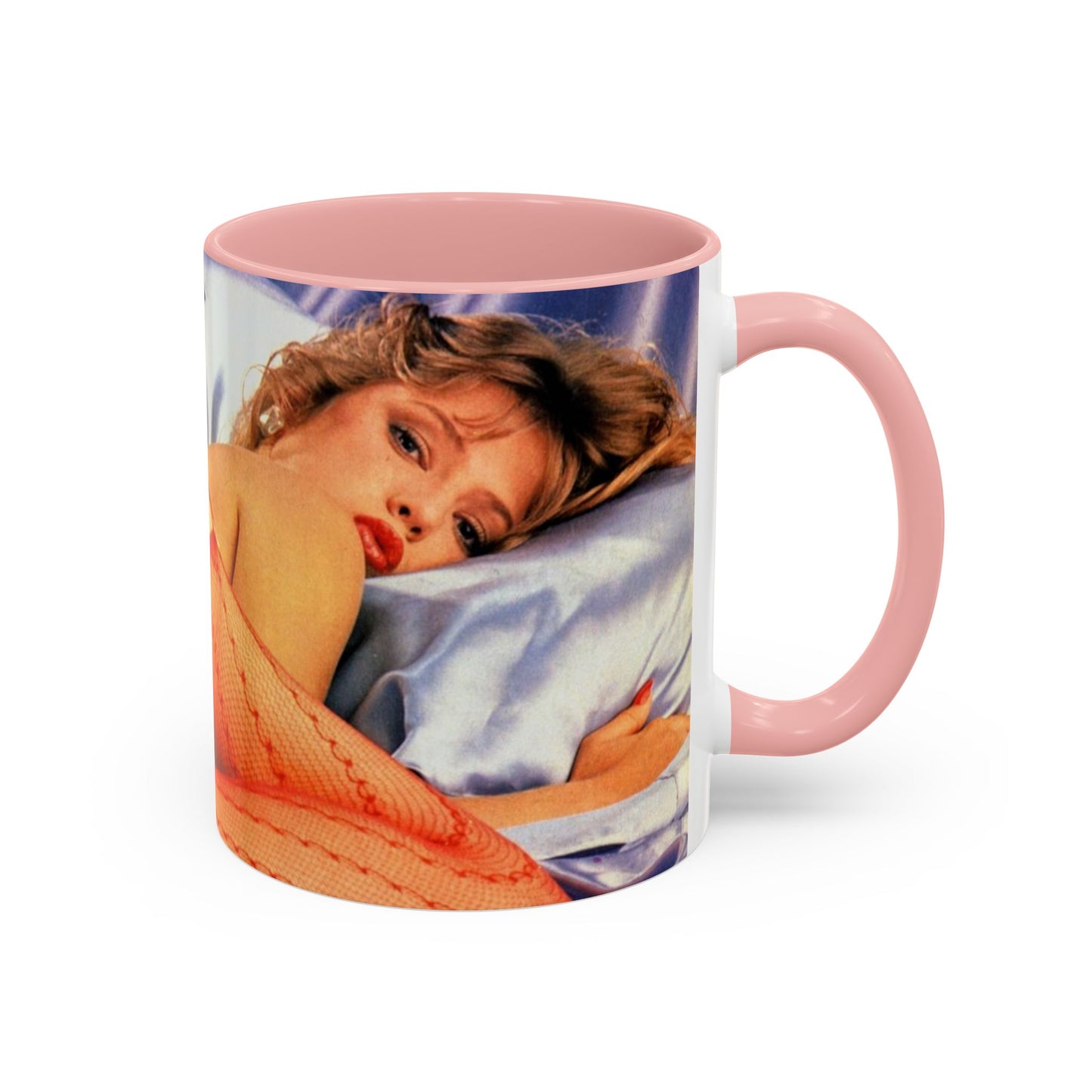 Accent Coffee Mug (11, 15oz) Traci Lords Naked Nude Retro