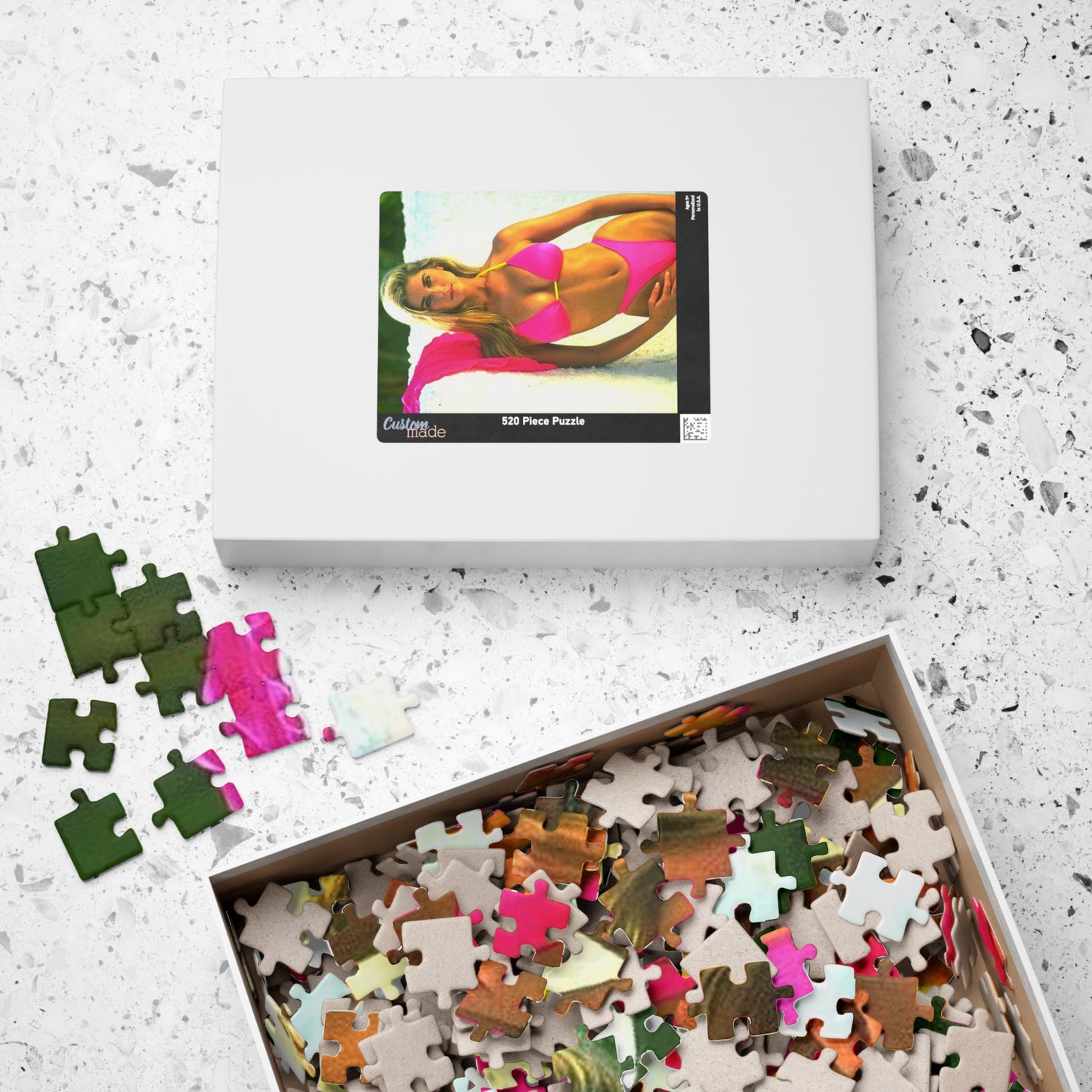 Puzzle (110, 252, 520, 1014-piece) Retro Bikini Babe April Storms
