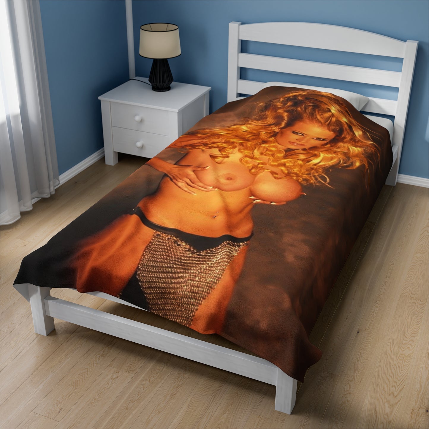 Velveteen Plush Blanket Pornstar Jenna Jameson Nude