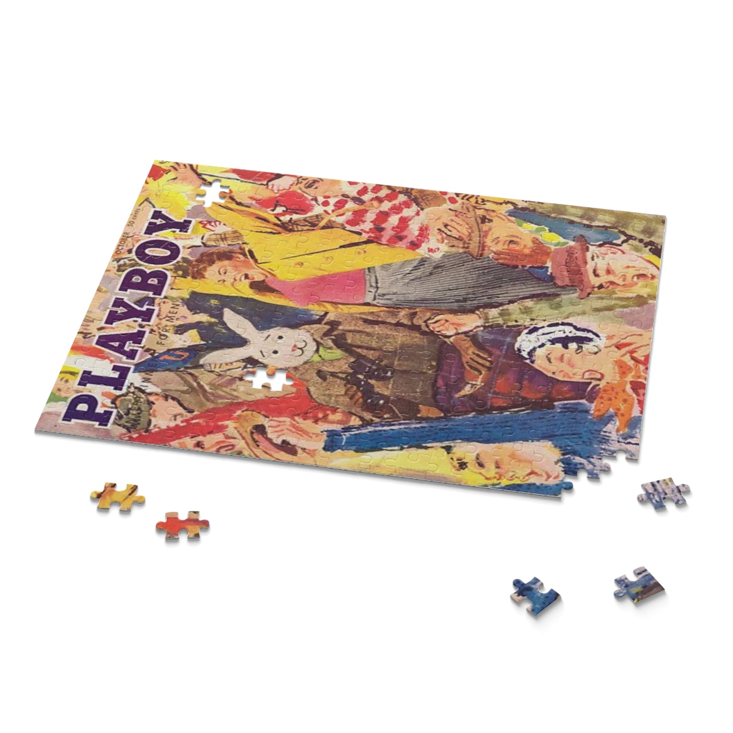 Puzzle (120, 252, 500-Piece) Playboy Cover October 1955