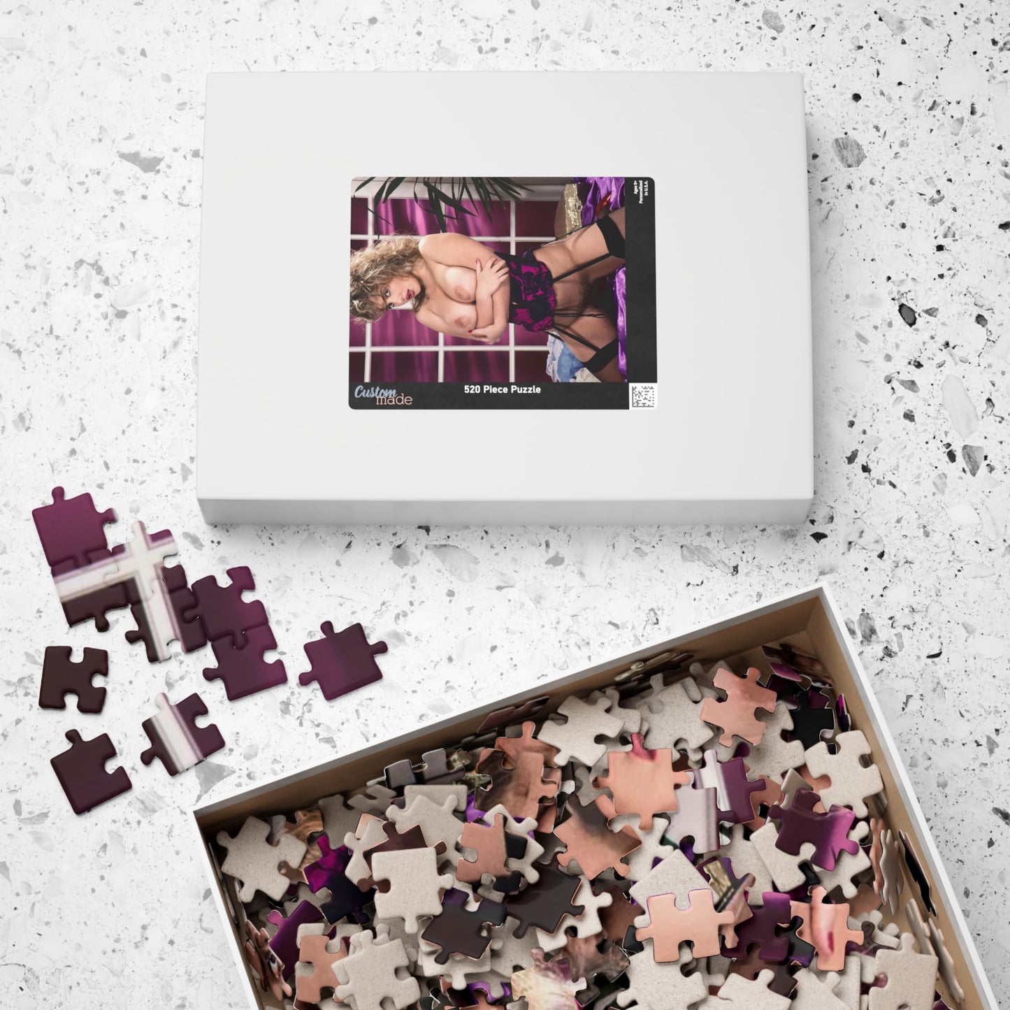 Puzzle (110, 252, 520, 1014-piece) Retro Adult Star Tracy West Nude