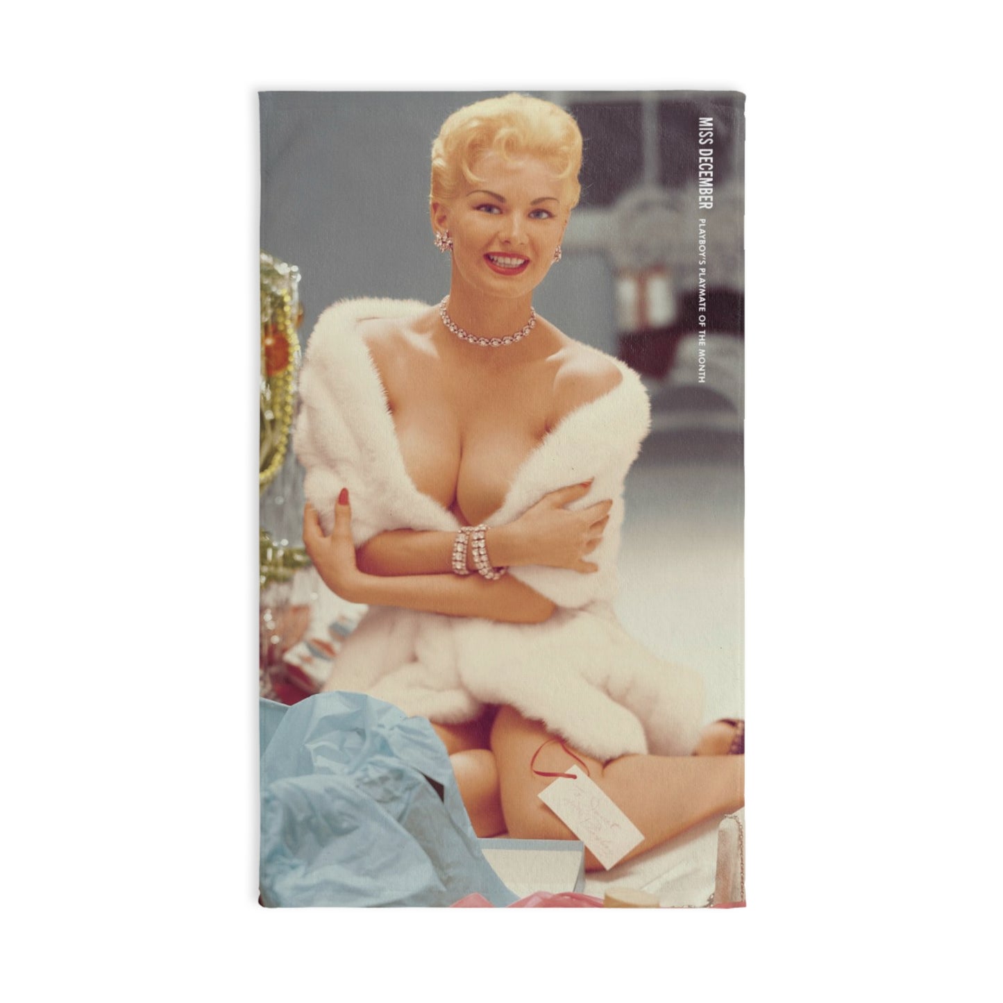 Hand Towel Playboy Playmate December 1955 Janet Pilgrim