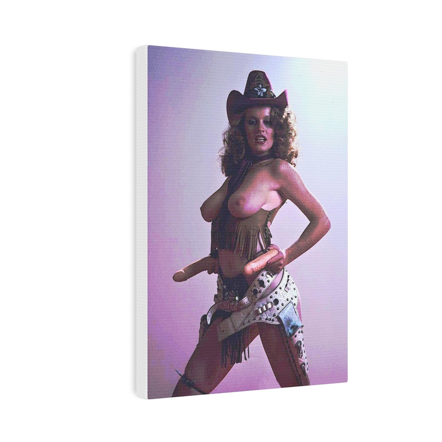 Canvas Photo Tile Retro Pornstar Lisa De Leeuw Nude