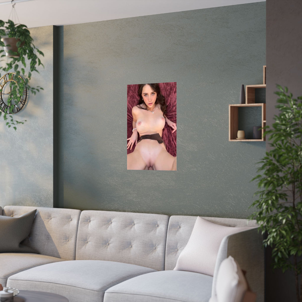 Satin Posters (210gsm) Hot Teen Getting Fucked POV