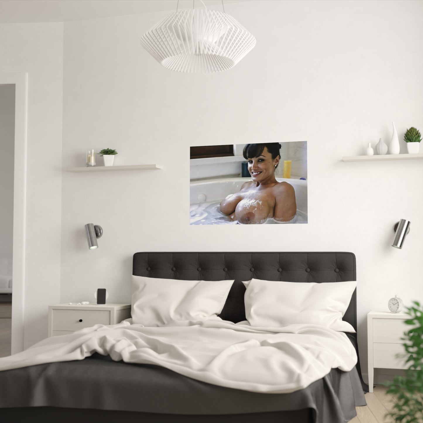 Satin Posters (210gsm) Pornstar Lisa Ann Nude