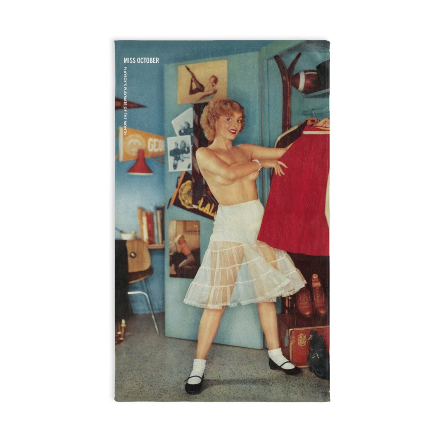 Hand Towel Playboy Playmate October 1955 Jean Moorhead