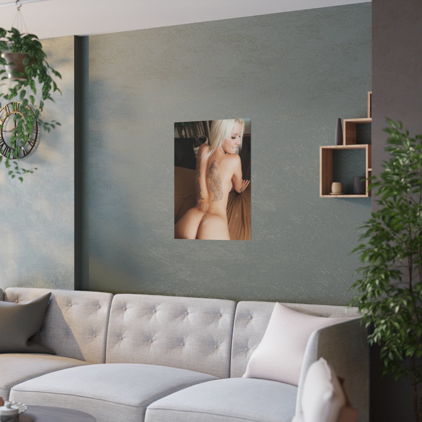 Satin Posters (210gsm) Pornstar Stevie Shae Nude