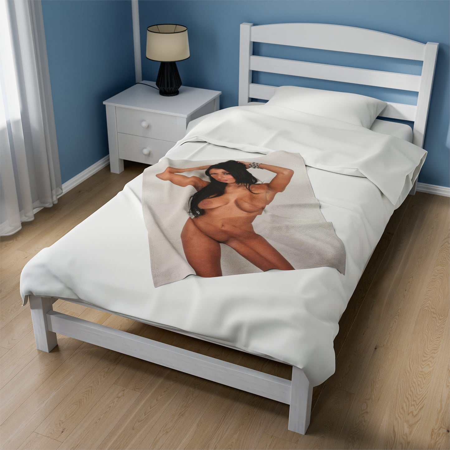 Velveteen Plush Blanket Pornstar Anissa Kate Nude