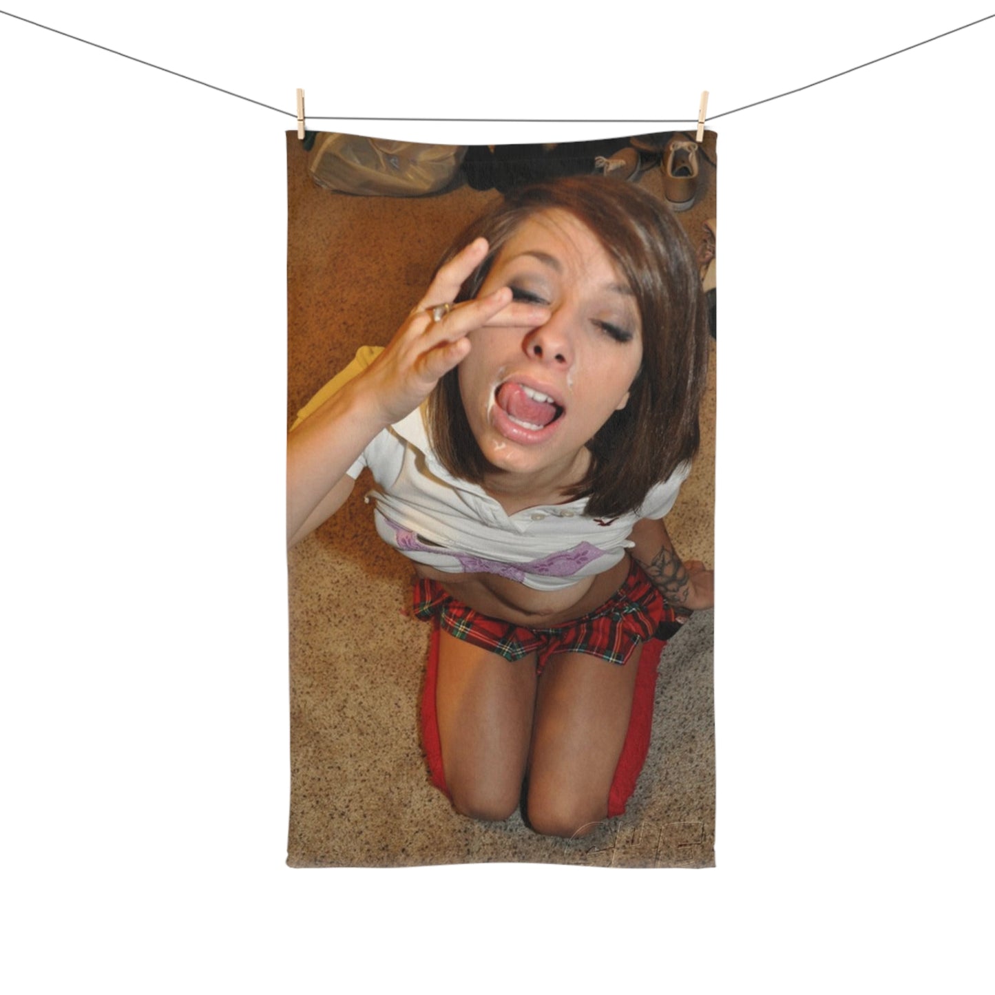 Hand Towel Reusable Cumshot Target POV Facial