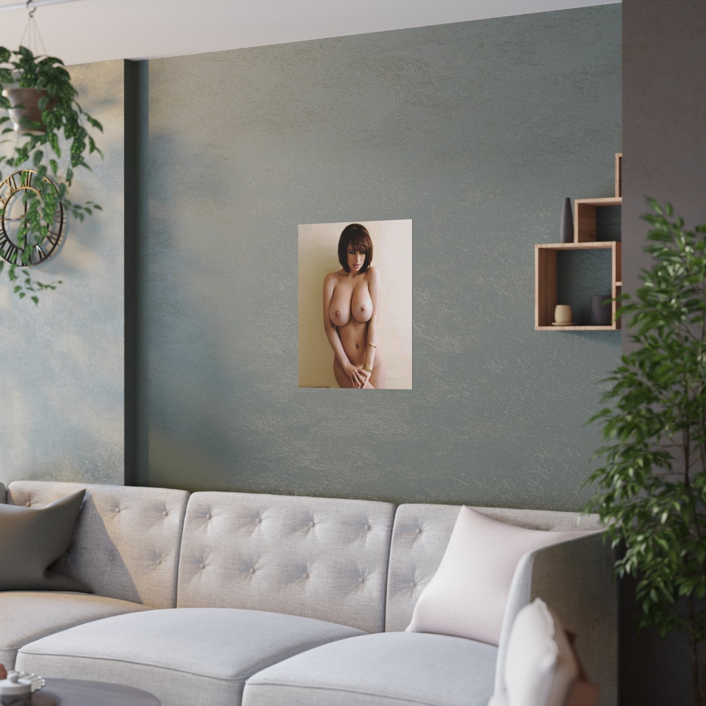 Satin Posters (210gsm) Large Natural Breasts