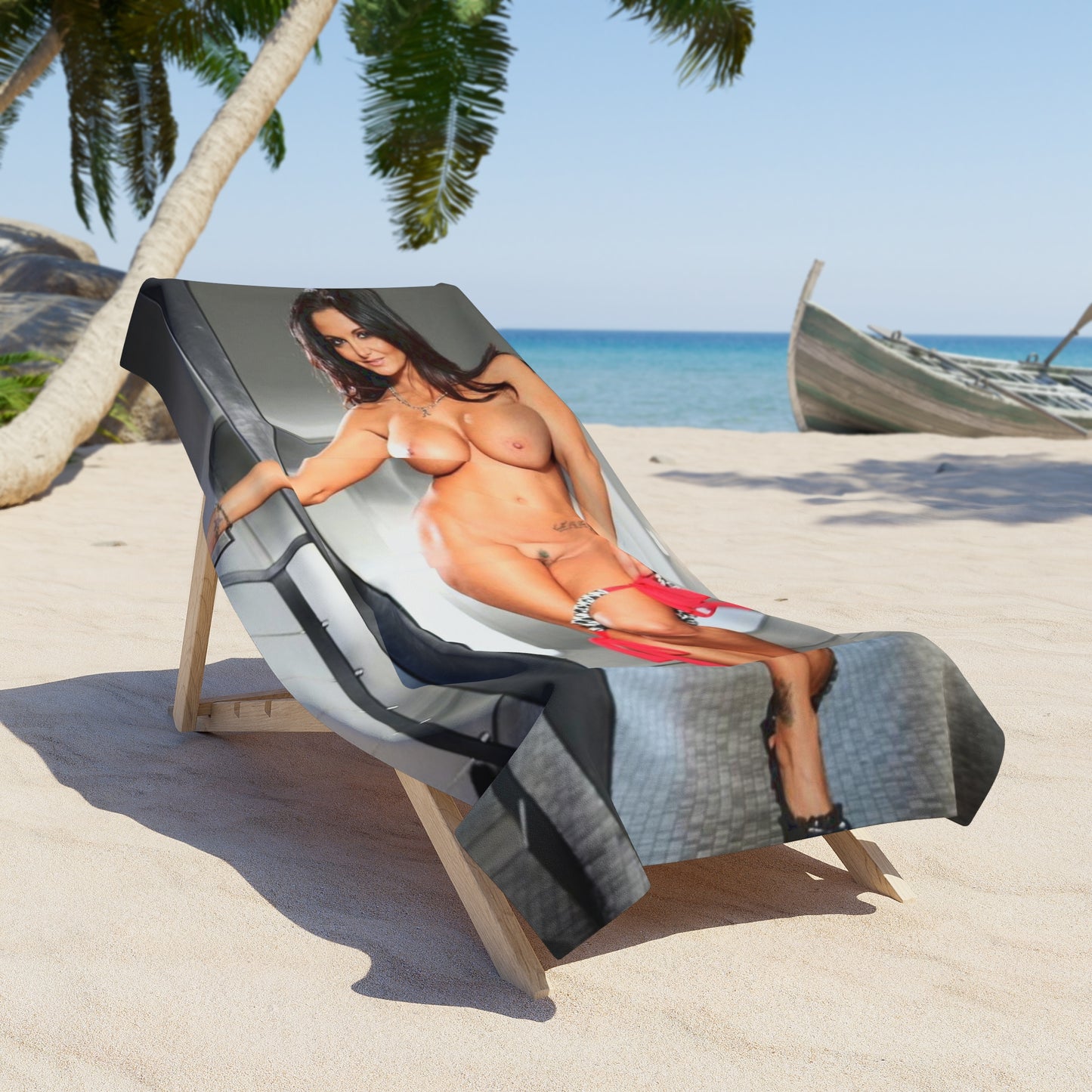 Beach Towel Ava Addams Nude