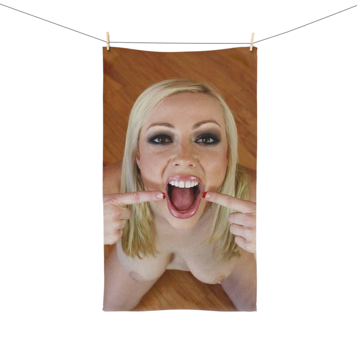 Hand Towel "waiting for release" blonde