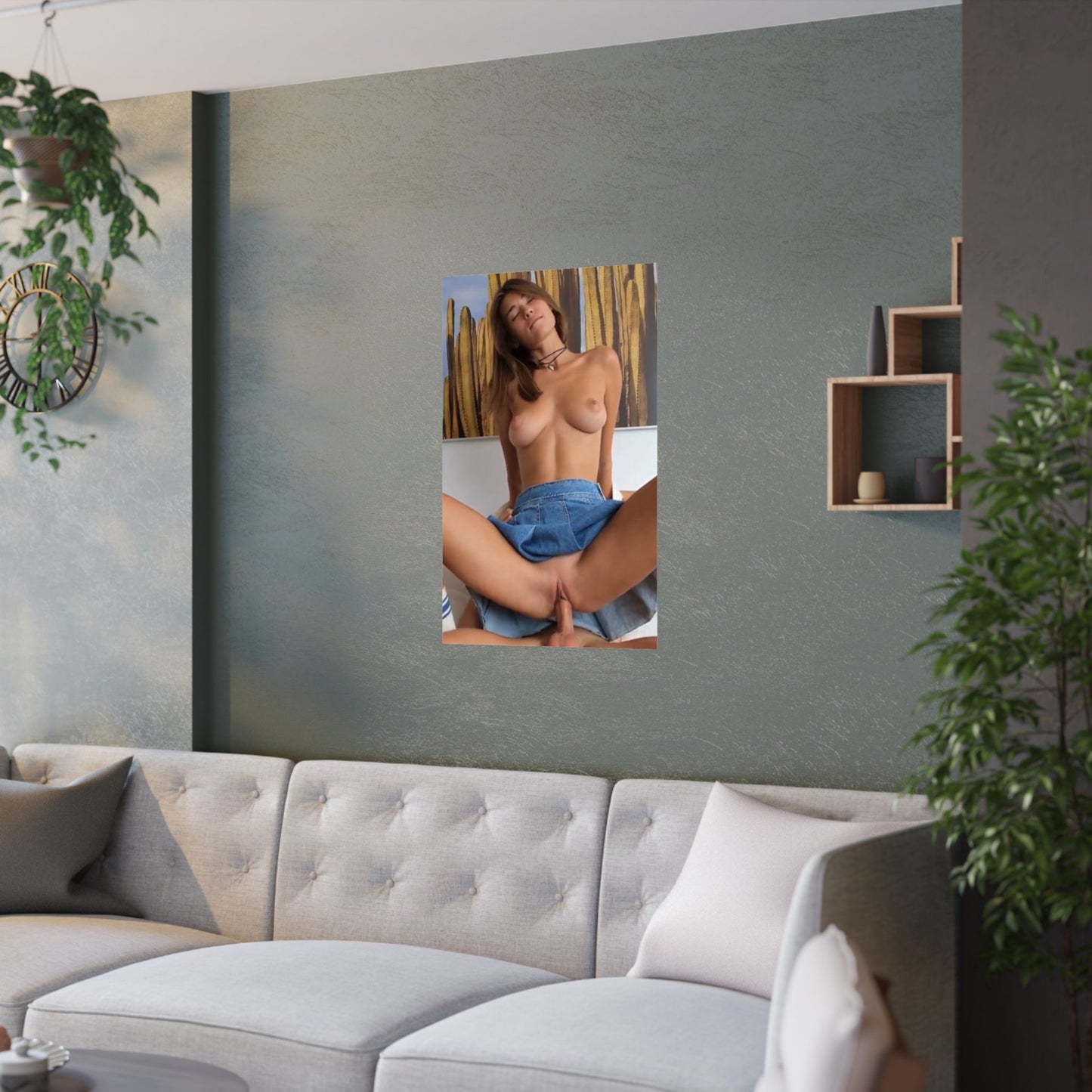 Satin Posters (210gsm) Natural Brunette Teen POV