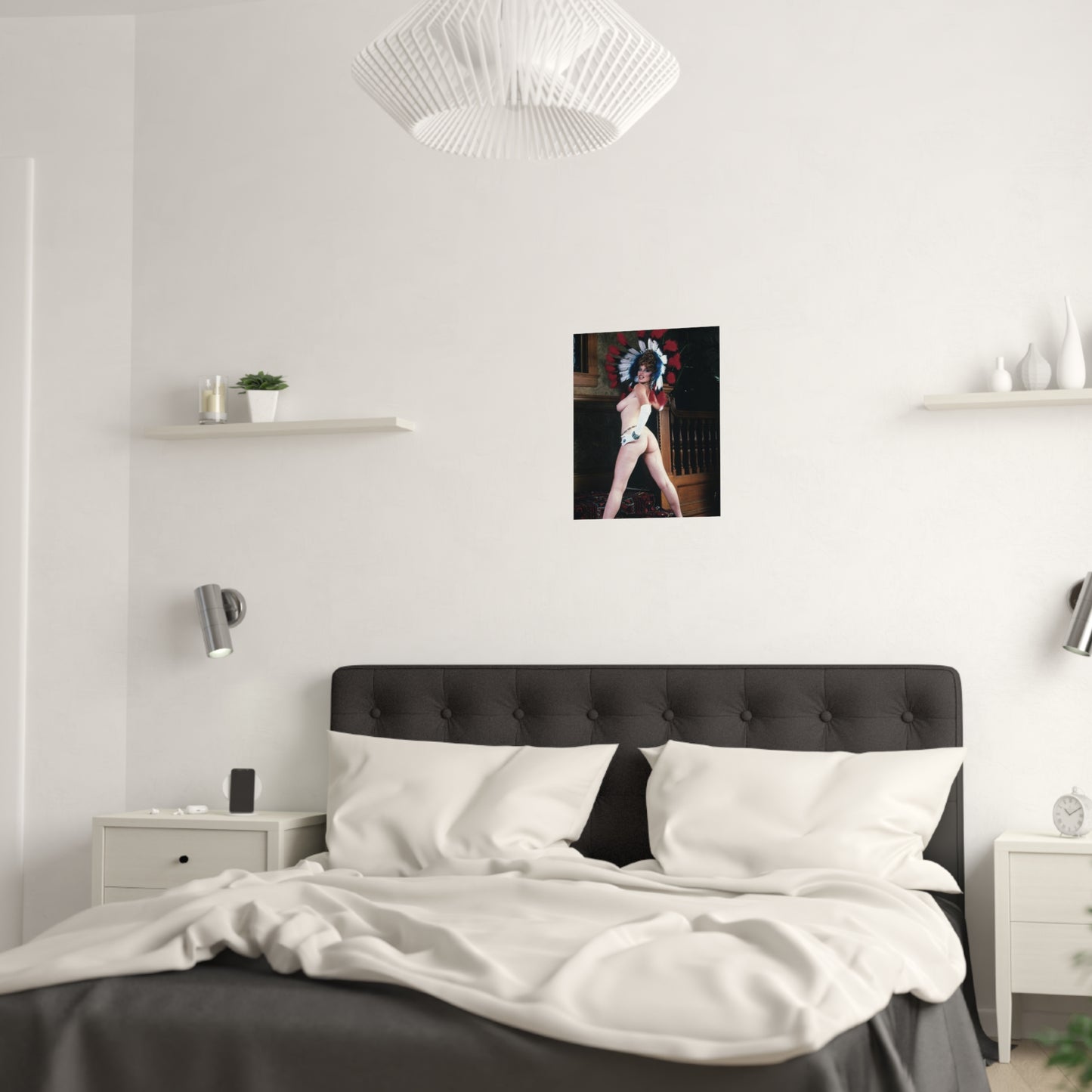 Satin Posters (210gsm) Retro Porn Star Lisa De Leeuw Nude