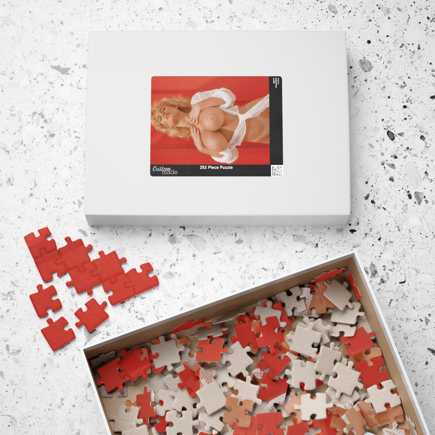 Puzzle (110, 252, 520, 1014-piece) Retro Star Alyssa Alps Nude