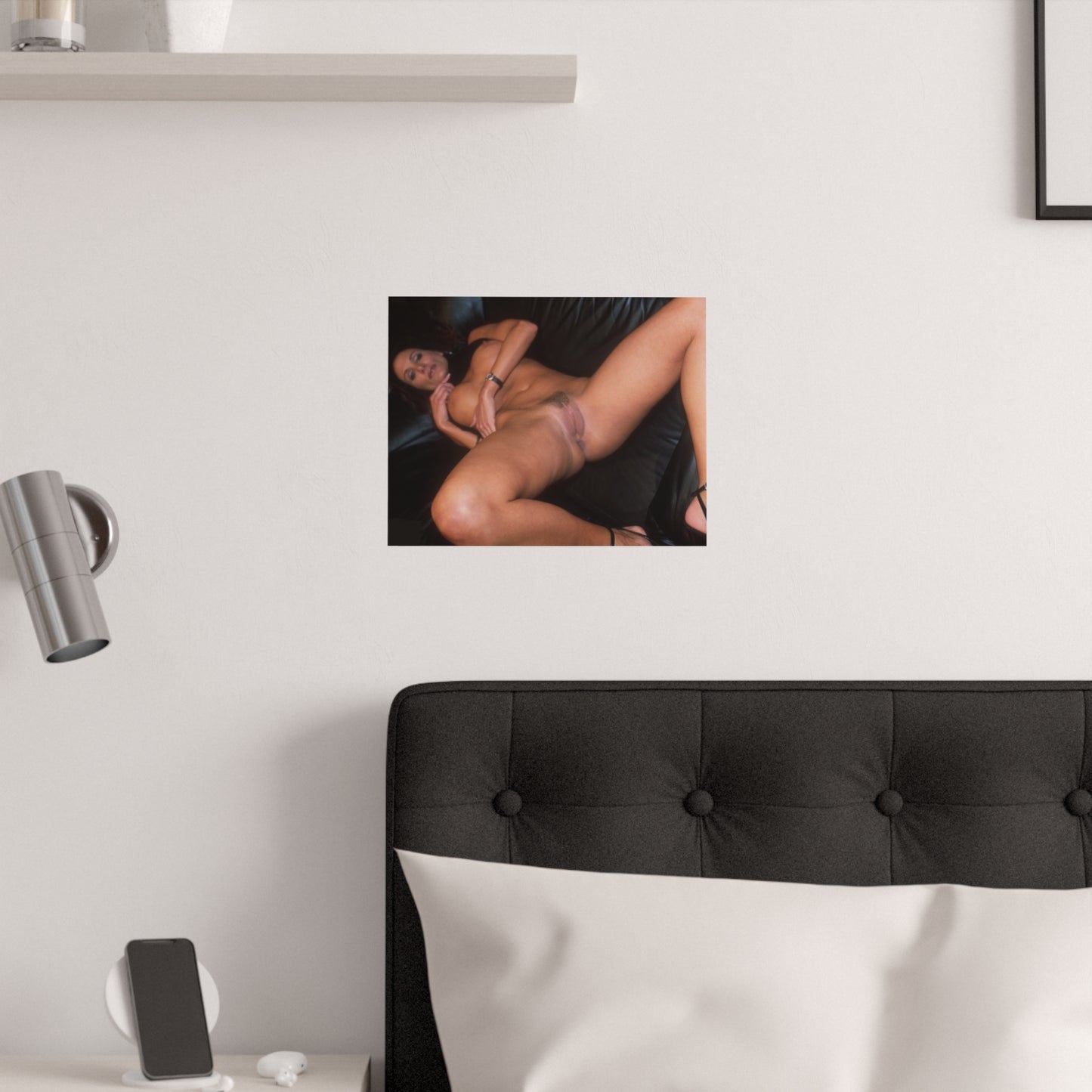 Satin Posters (210gsm) Retro Pornstar Sydnee Steele Nude