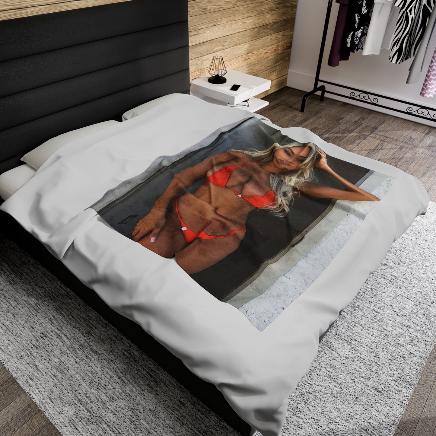 Velveteen Plush Blanket Lindsey Pelas