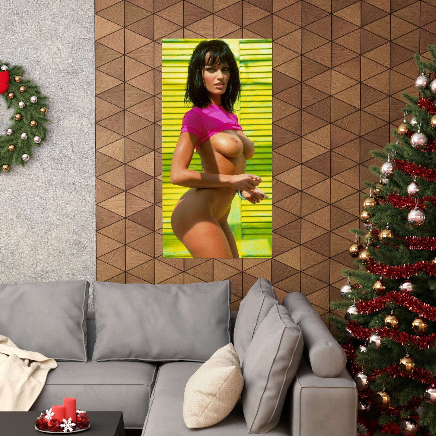 Matte Vertical Posters Retro Pornstar Anita Blond